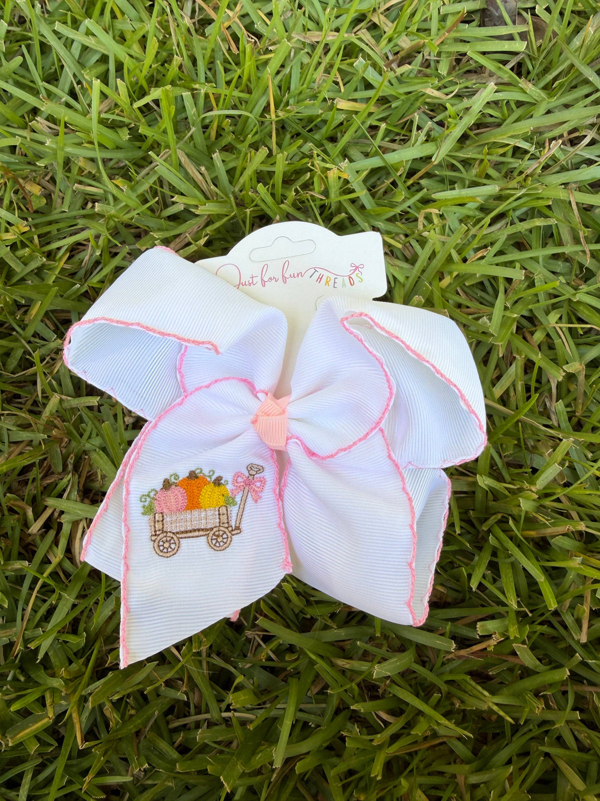Pumpkin Wagon Bow