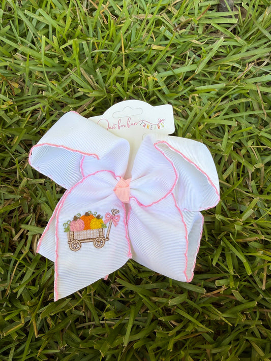Pumpkin Wagon Bow