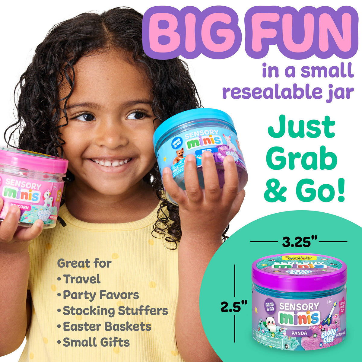 Sensory Mini Jar - Panda