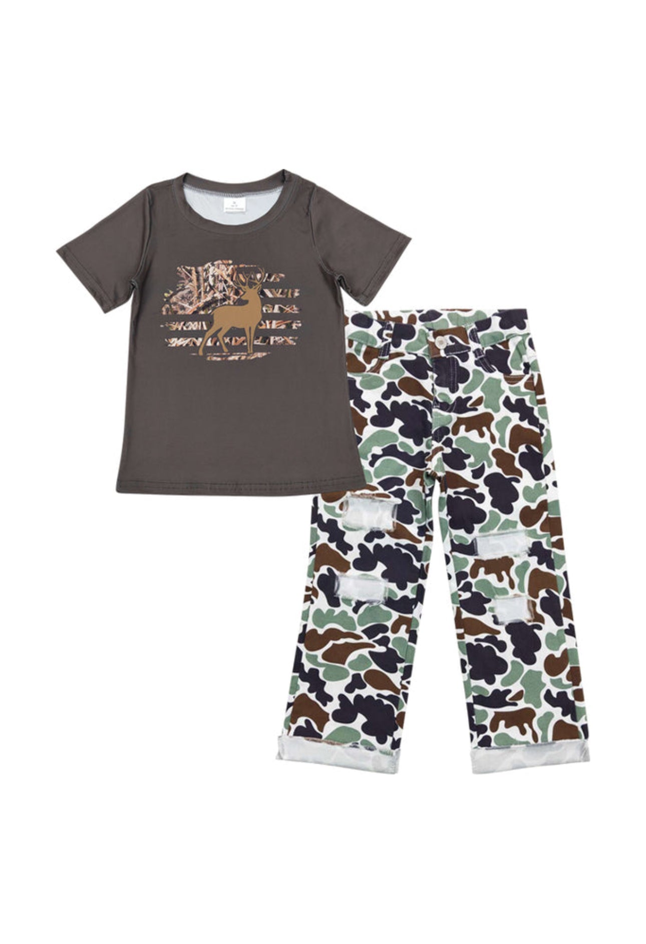 Camo Hunting Denim Set