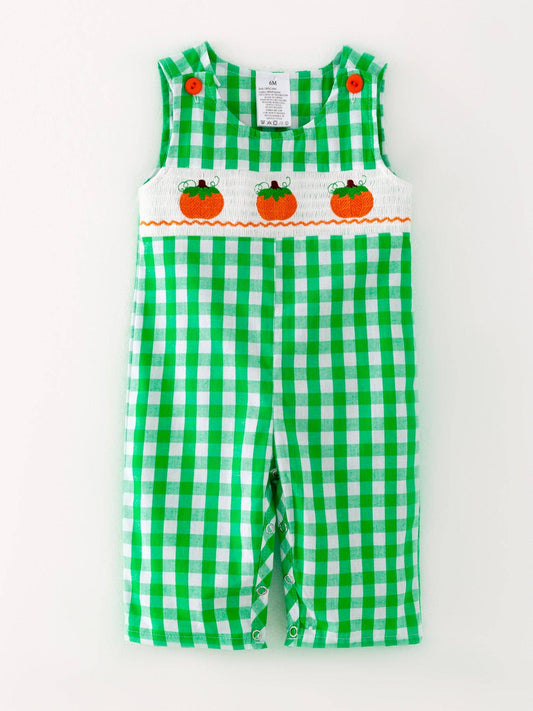 Green Smocking Plaid JonJon