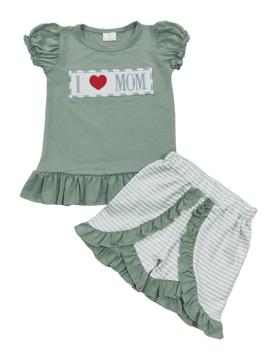 I Love Mom Girls Set