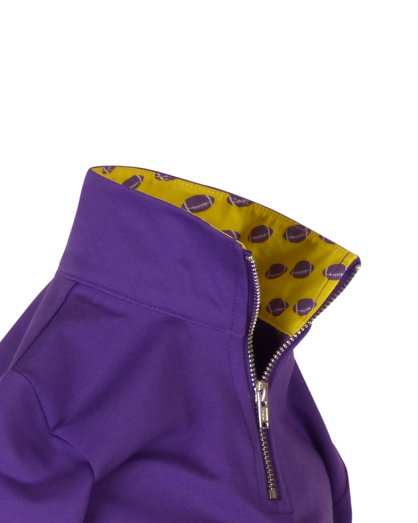 Purple and Gold Quarter Zip