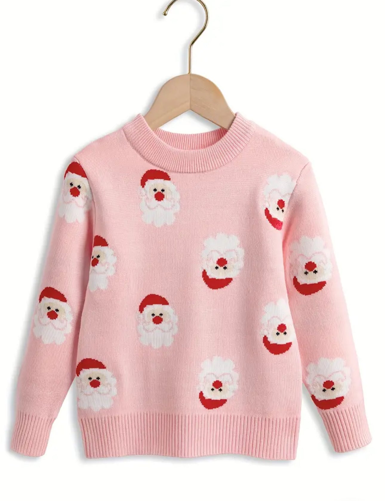 Pink Santa Sweater