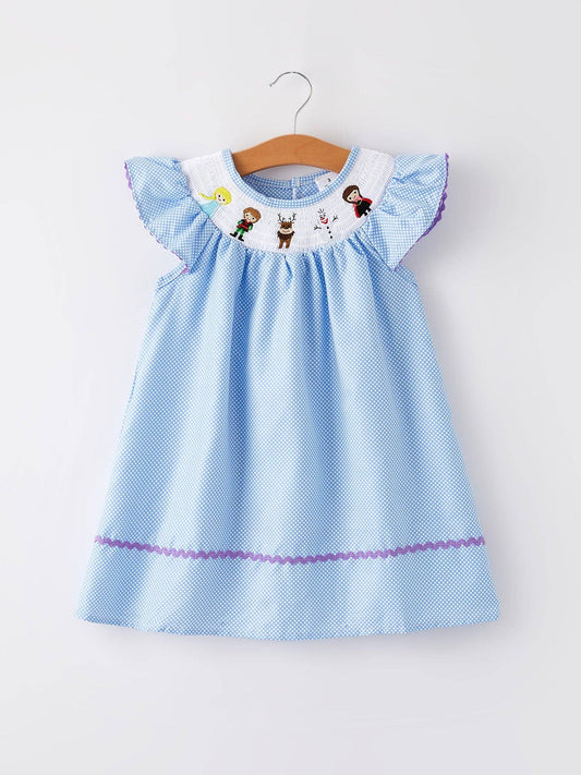 Princess Smocking Embroidery Dress