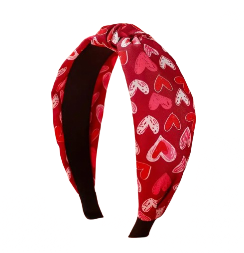 Valentines Knotted Headband