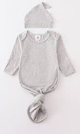 Sand Bamboo Baby 2pc Gown