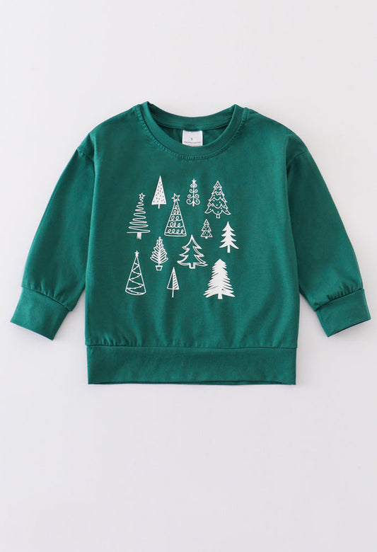 Green Christmas Tree Sweatshirt