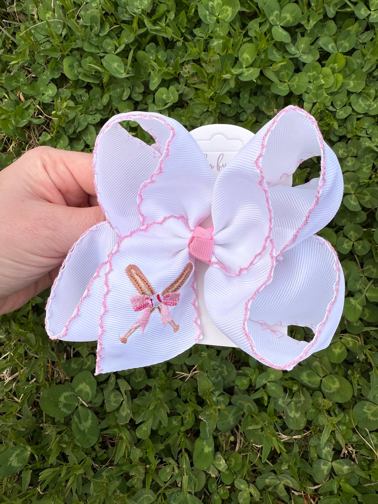 Baseball Bat Hair Bow