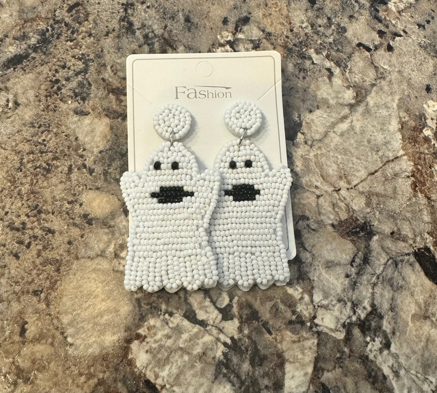 Ghost Beaded Earrings