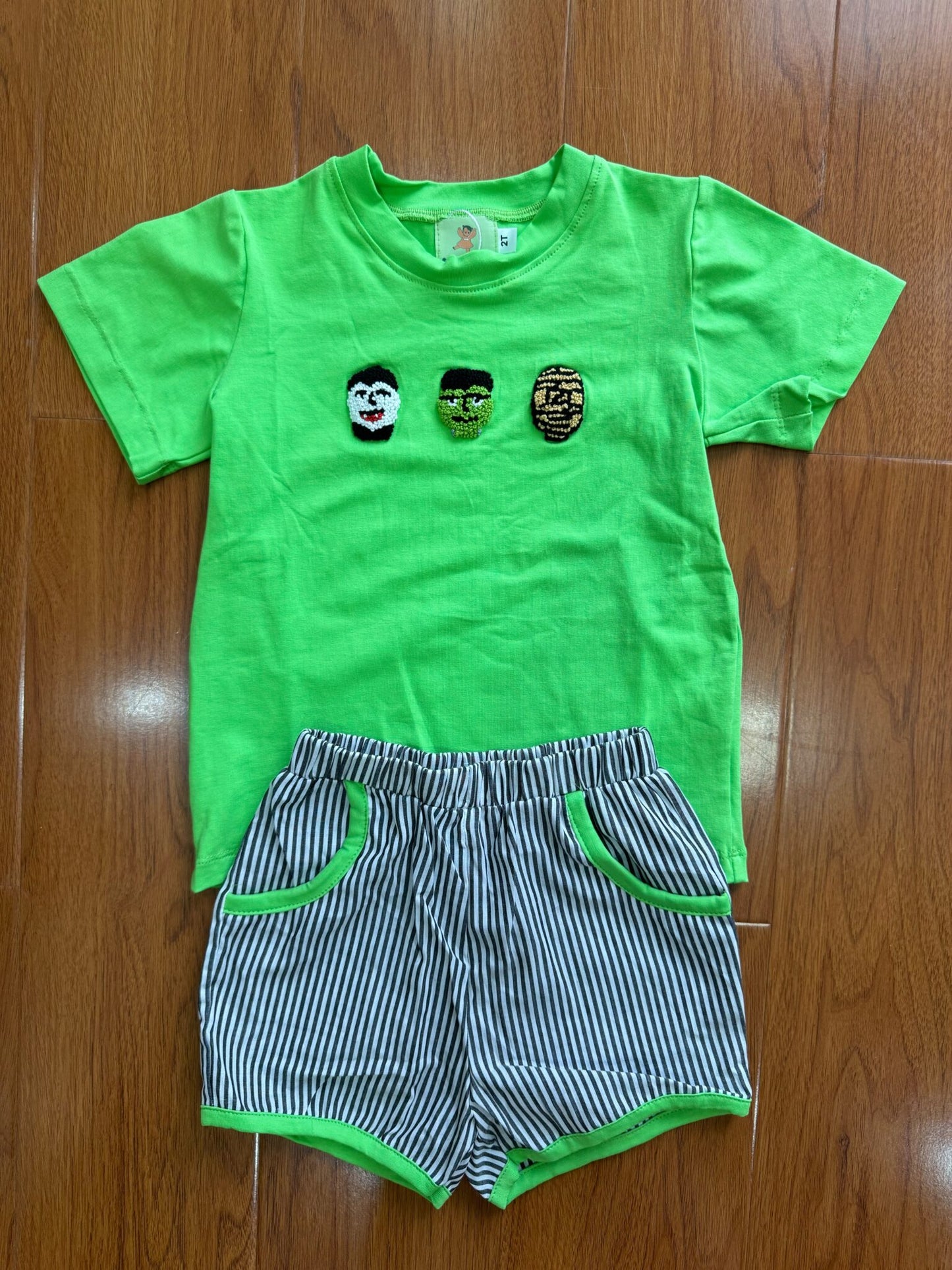 Green French Knot Moster Set