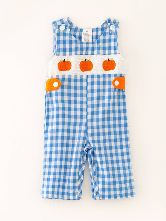 Blue Smock Gingham Plaid JonJon