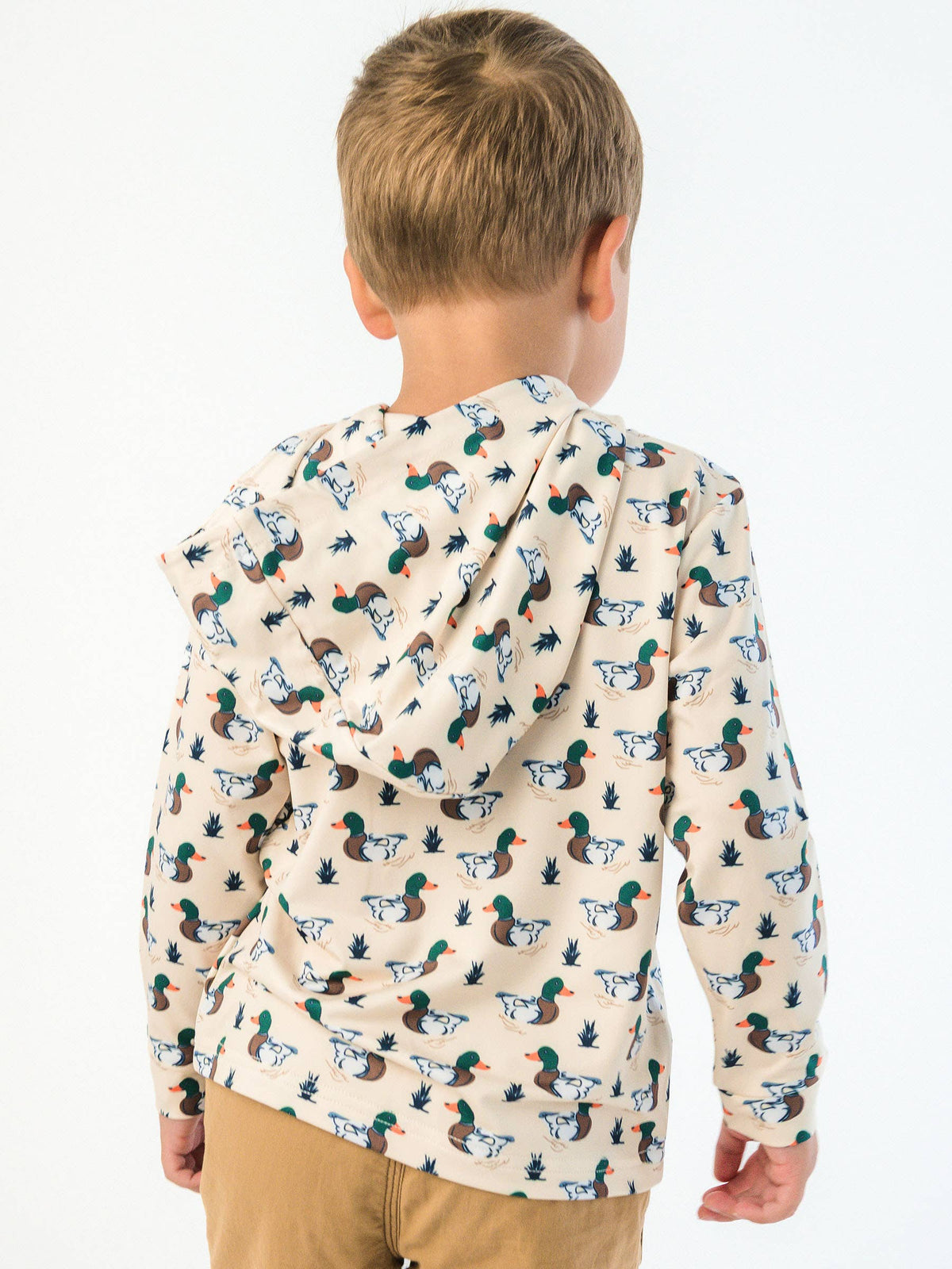 Mallard Marsh Duck Performance Hooded Shirt