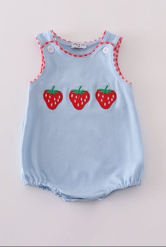 Blue Strawberry Bubble