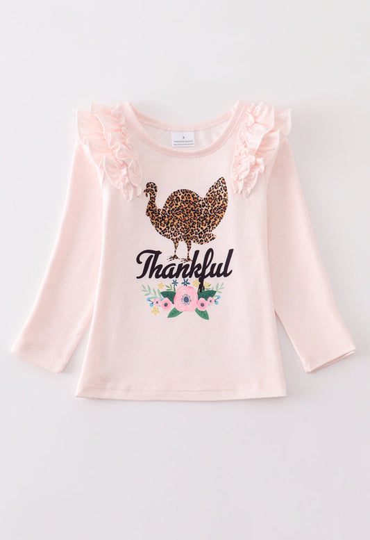 Pink Thanksgiving Turkey Top