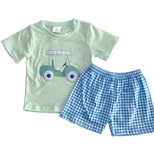 Boy Golf Short Set