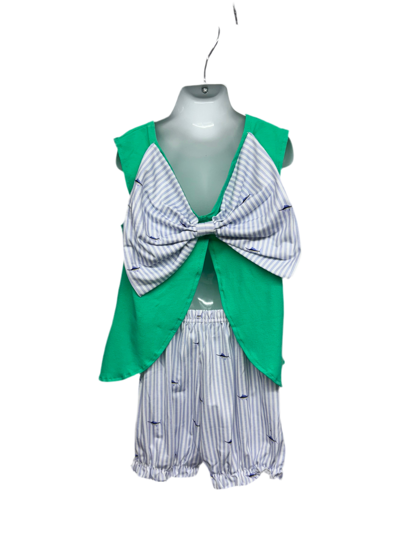 Mint Marlin Swingback Bow Set