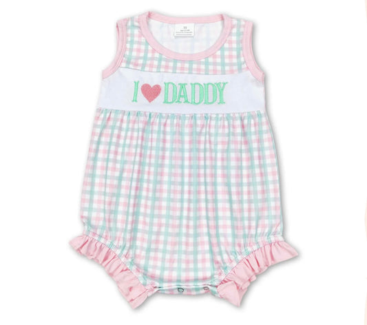 I Love Daddy Girl Romper