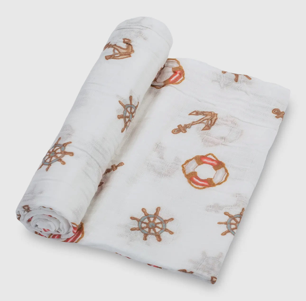 Ships Ahoy Swaddle Blanket
