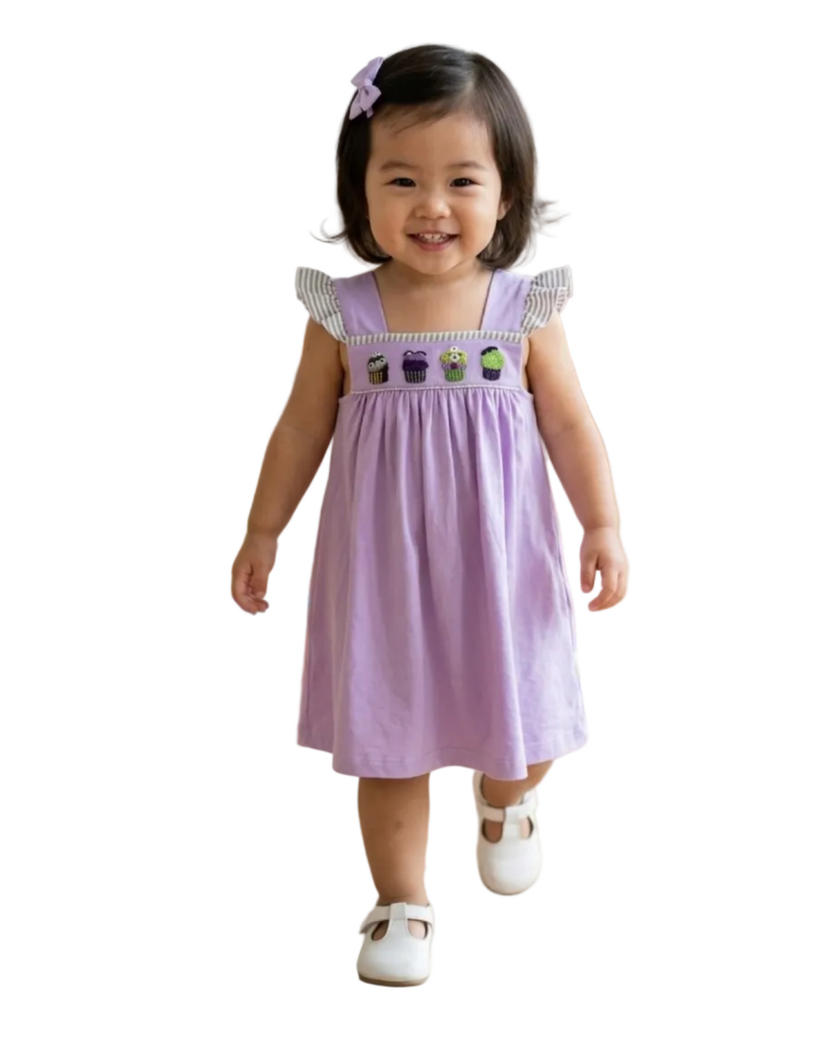 Monster Cupcake French Knot Dress