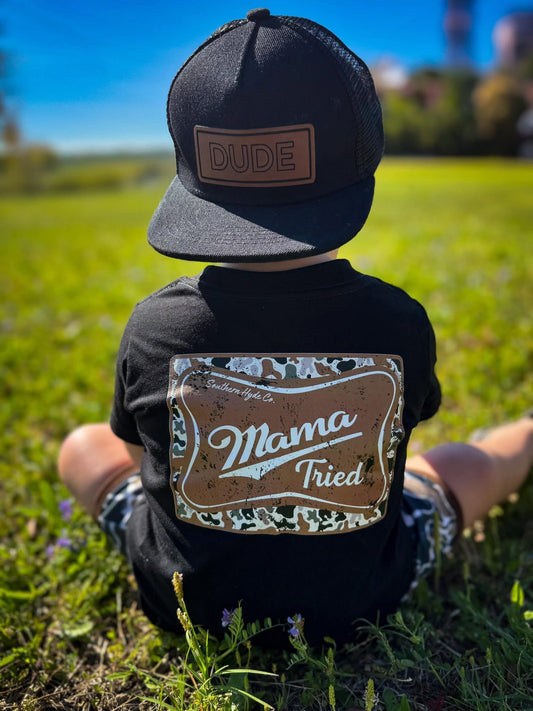 Mama Tried Black Tee