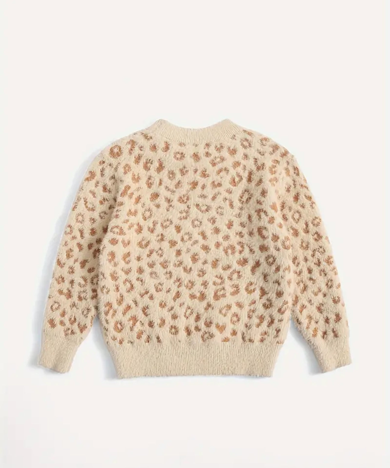 Apricot Leopard Sweater