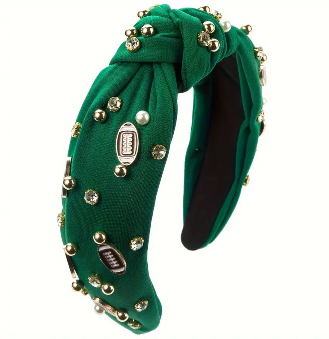 Football Rhinestone Headband