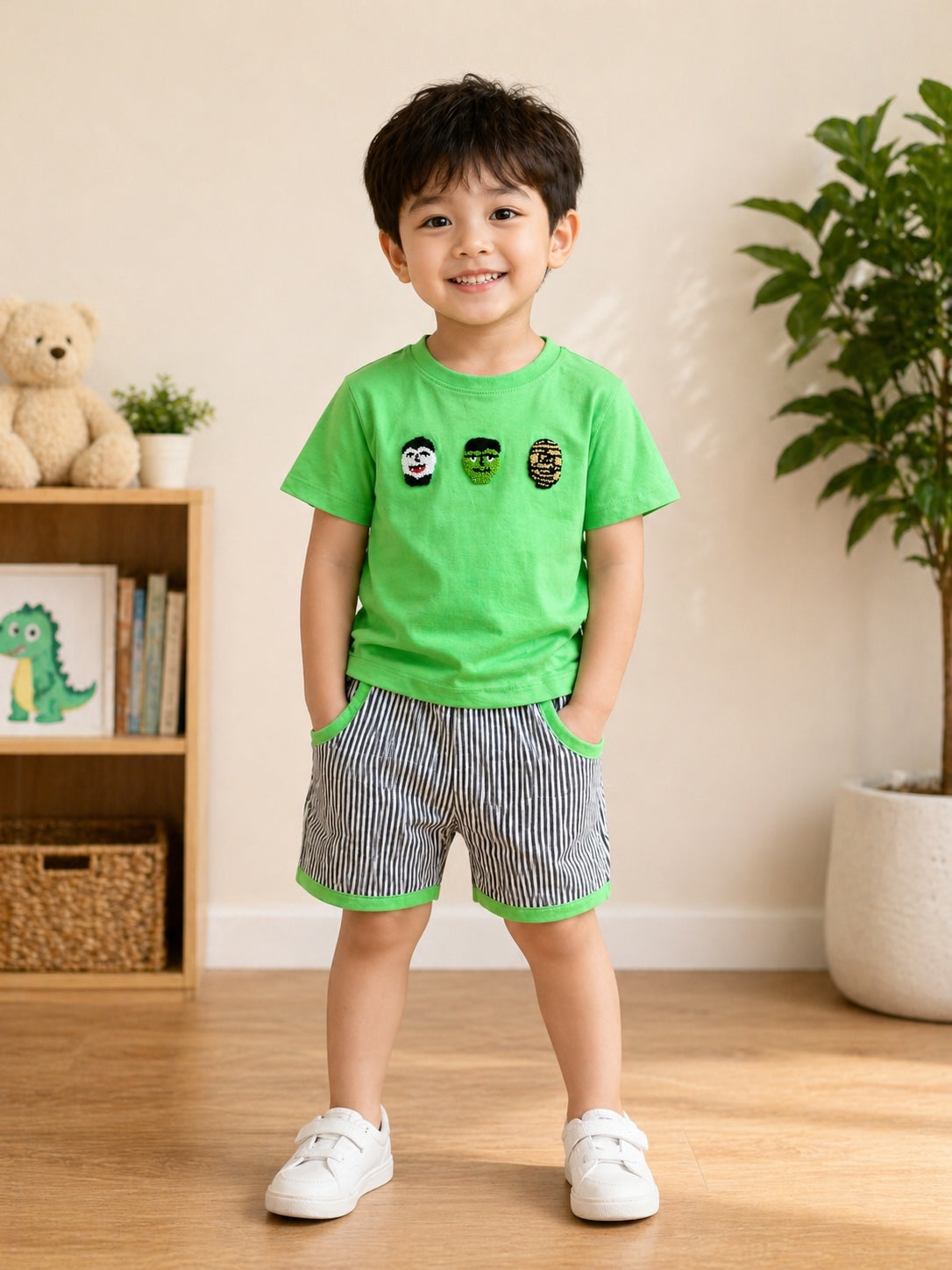 Green French Knot Moster Set