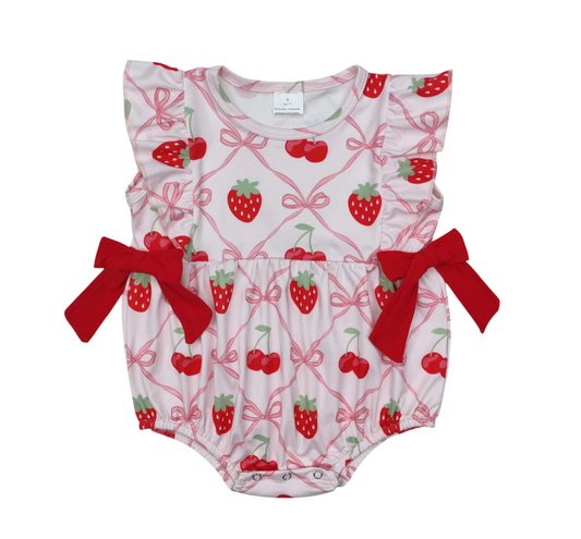 Strawberry Bow Bubble