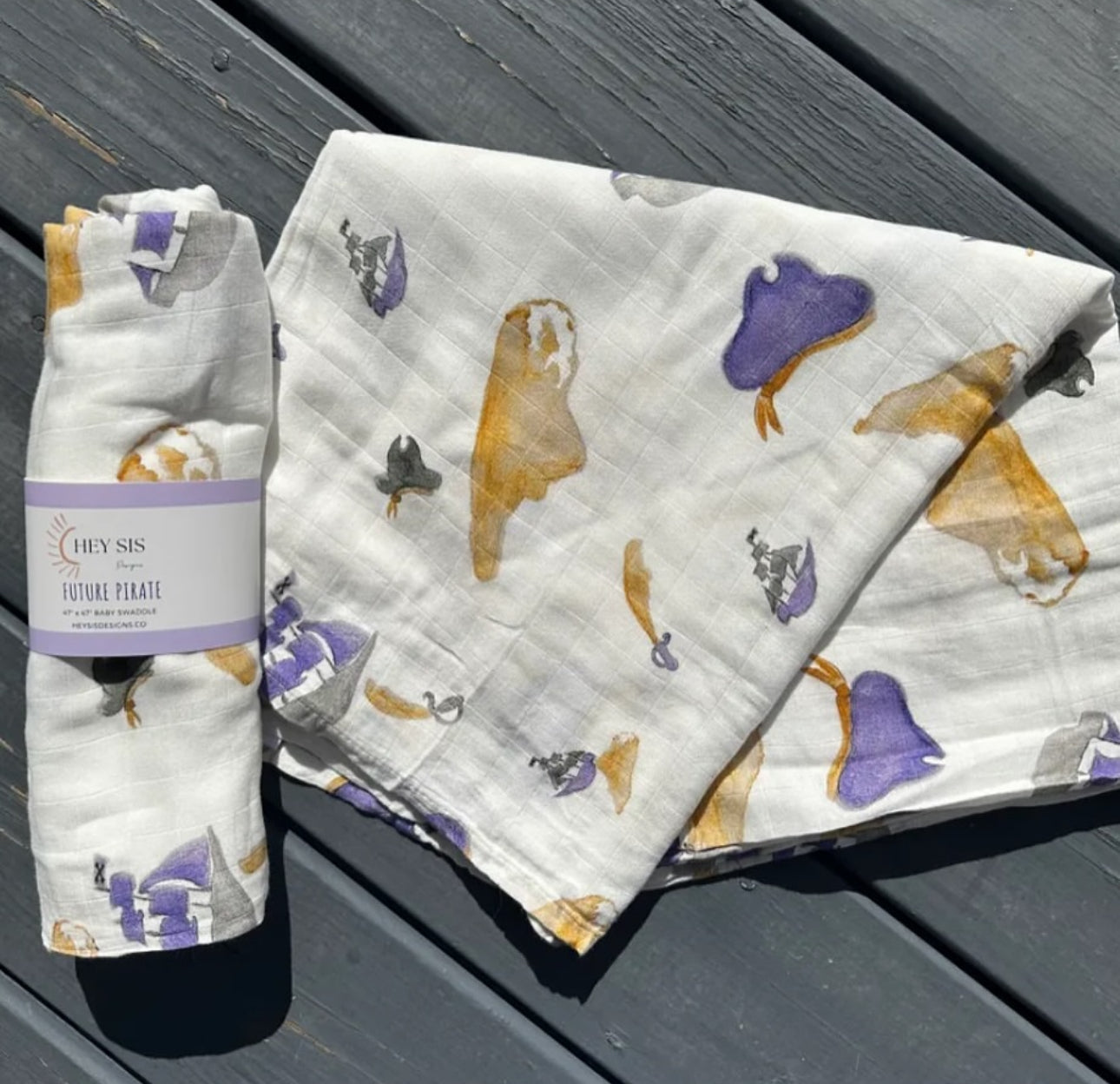 Baby Buccaneer Swaddle Blanket