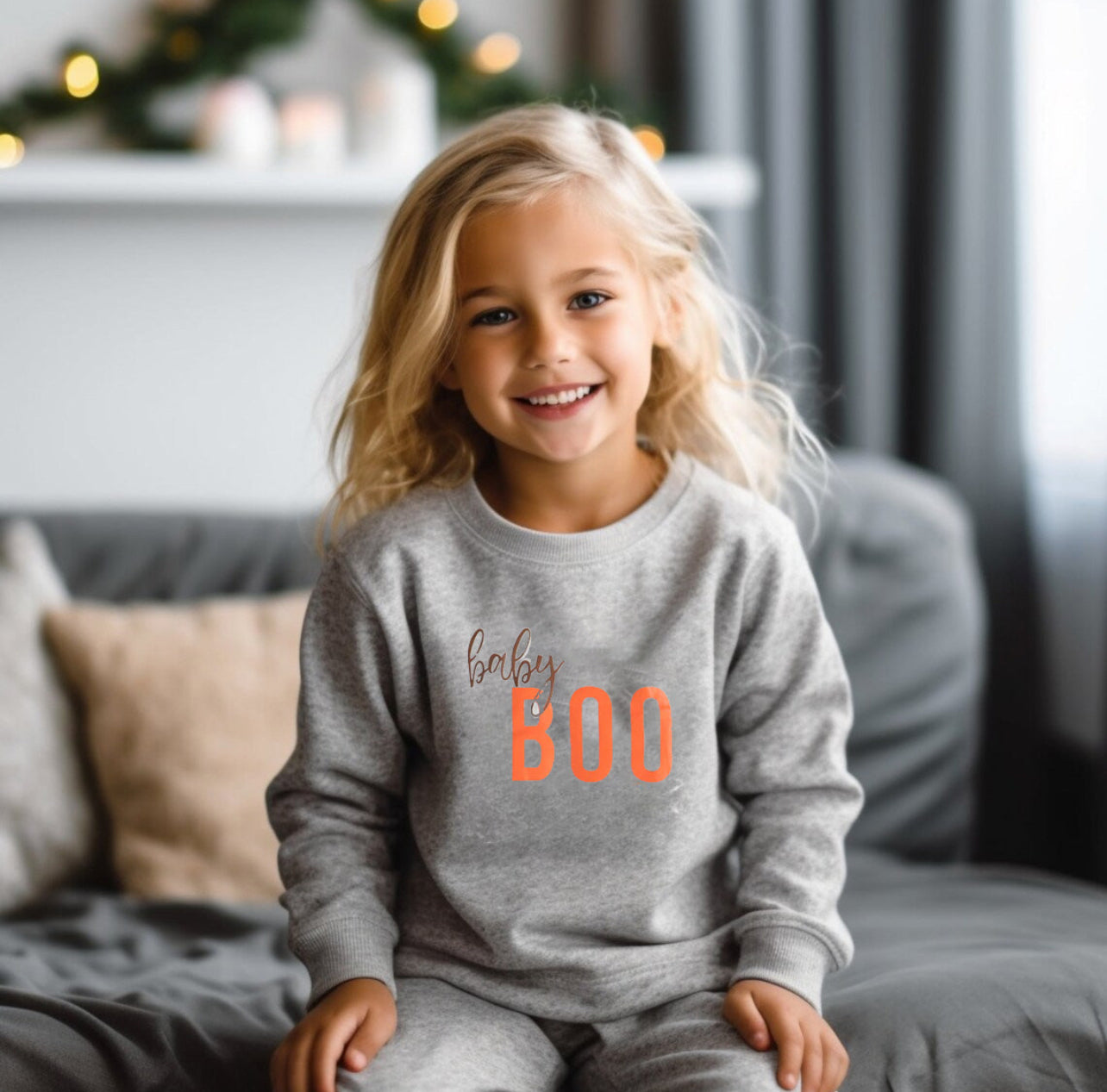 Baby Boo Grey Sweatshirt