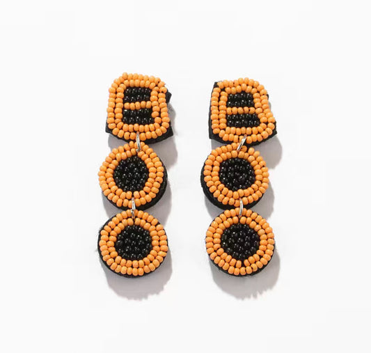 BOO Beaded Earrings