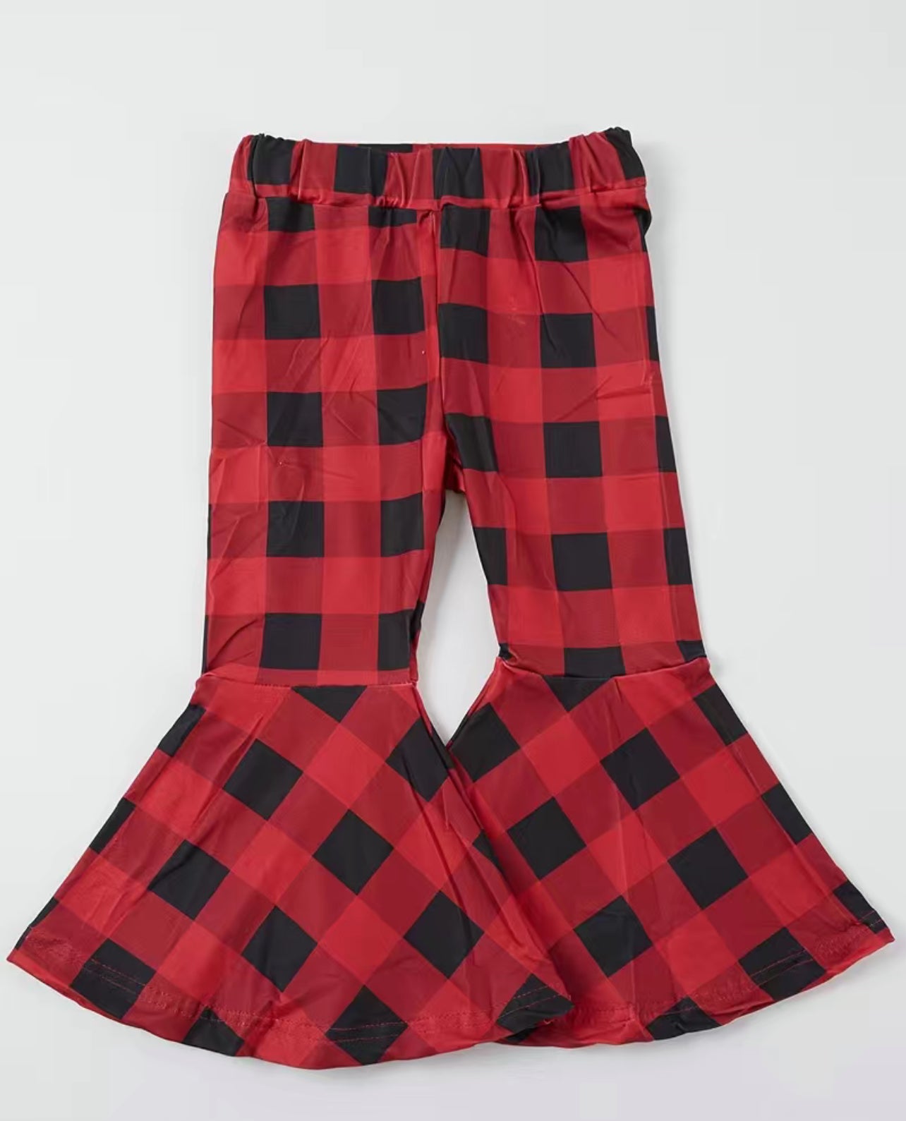 Red Buffalo Plaid Flares