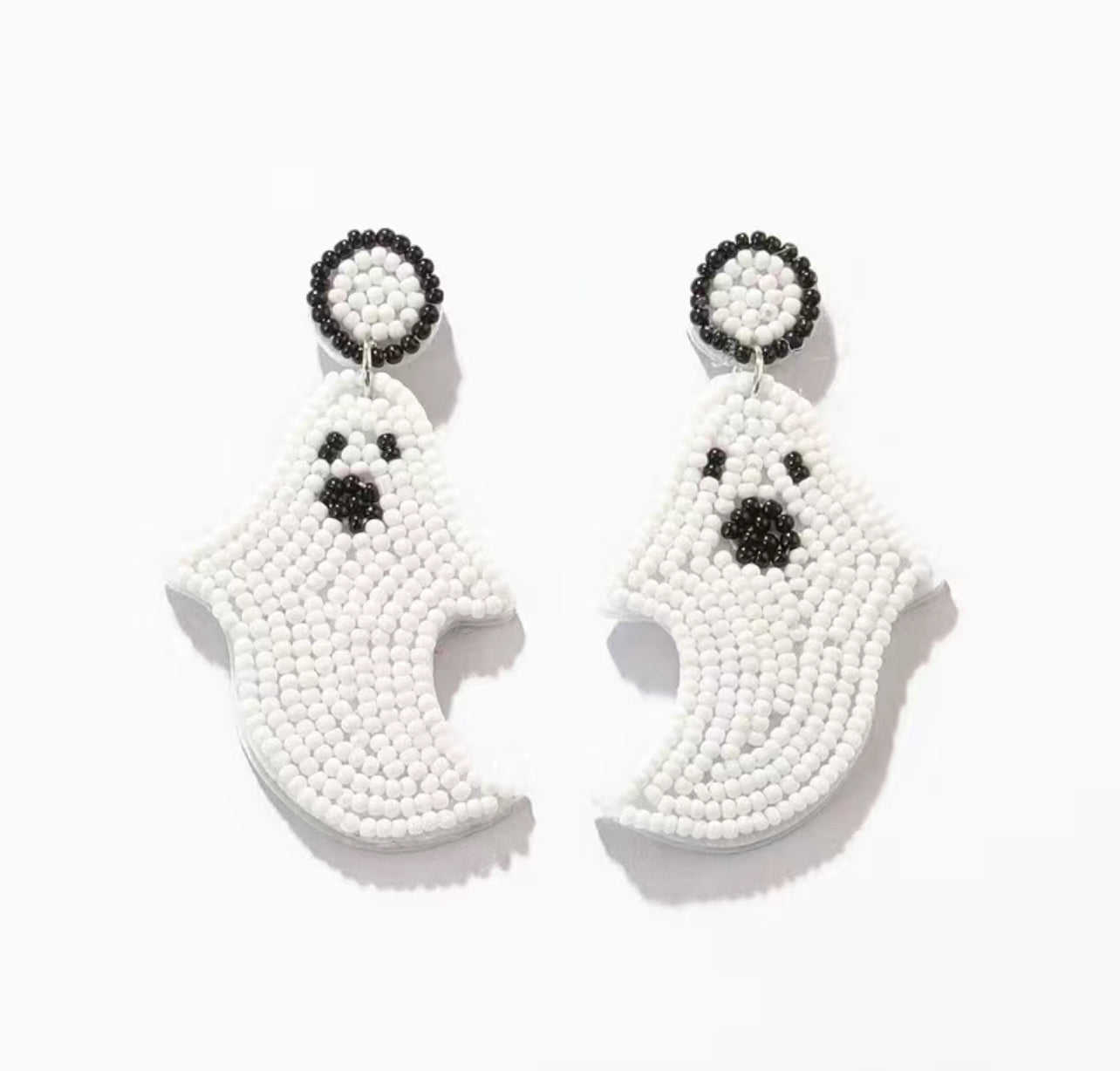 Ghost Beaded Earrings