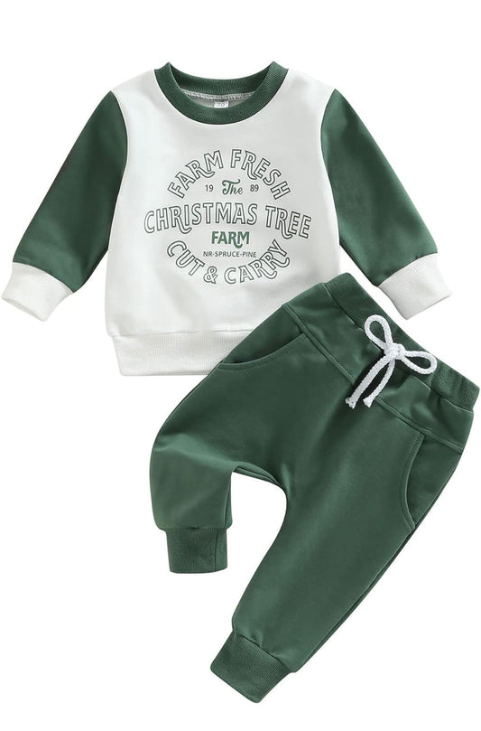 Farm Fresh Christmas Tree Pants Set