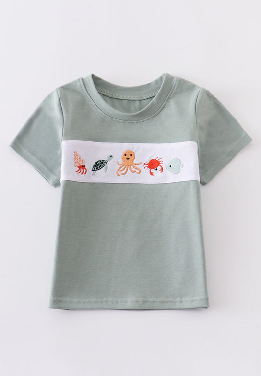 Marine Ceature Boy Top