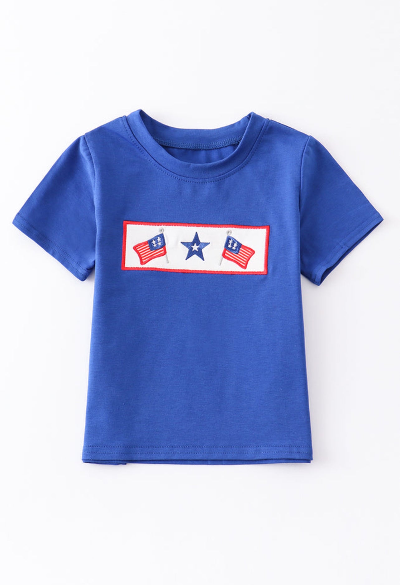 Blue Patriotic Flag Tee