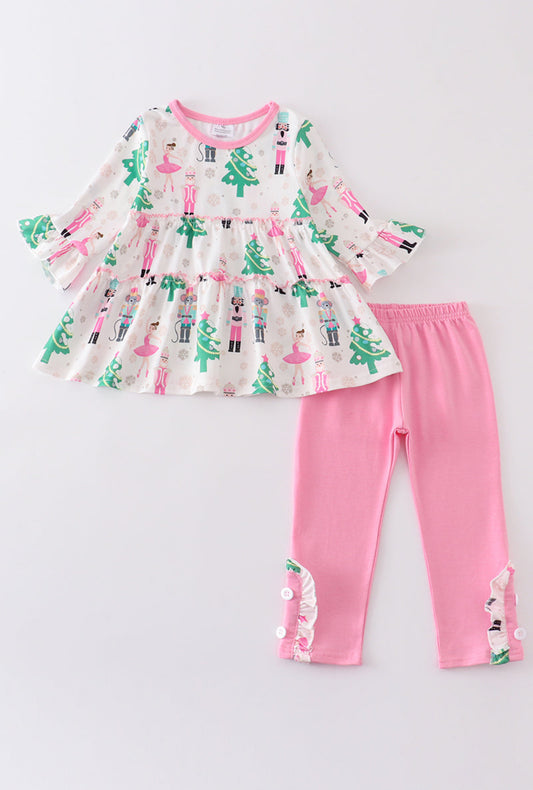 Pink Nutcracker Ruffle Set