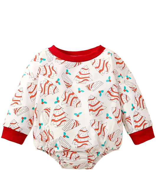 Christmas Tree Snack Romper