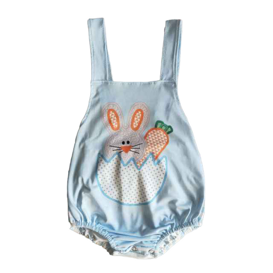 Blue Bunny Easter Romper