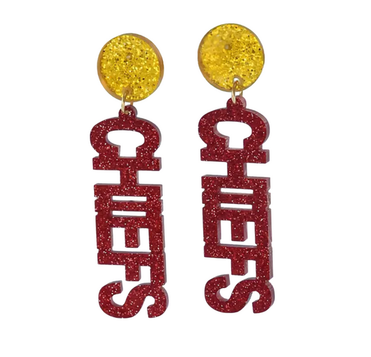 Chiefs Dangle Earrings