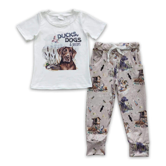 Ducks, Dogs, & Decoys Pants Set