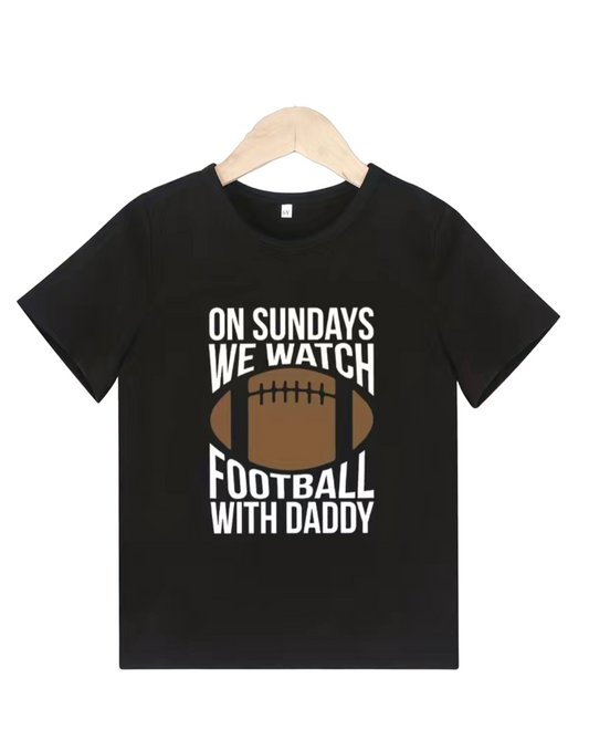 On Sundays Football Tee