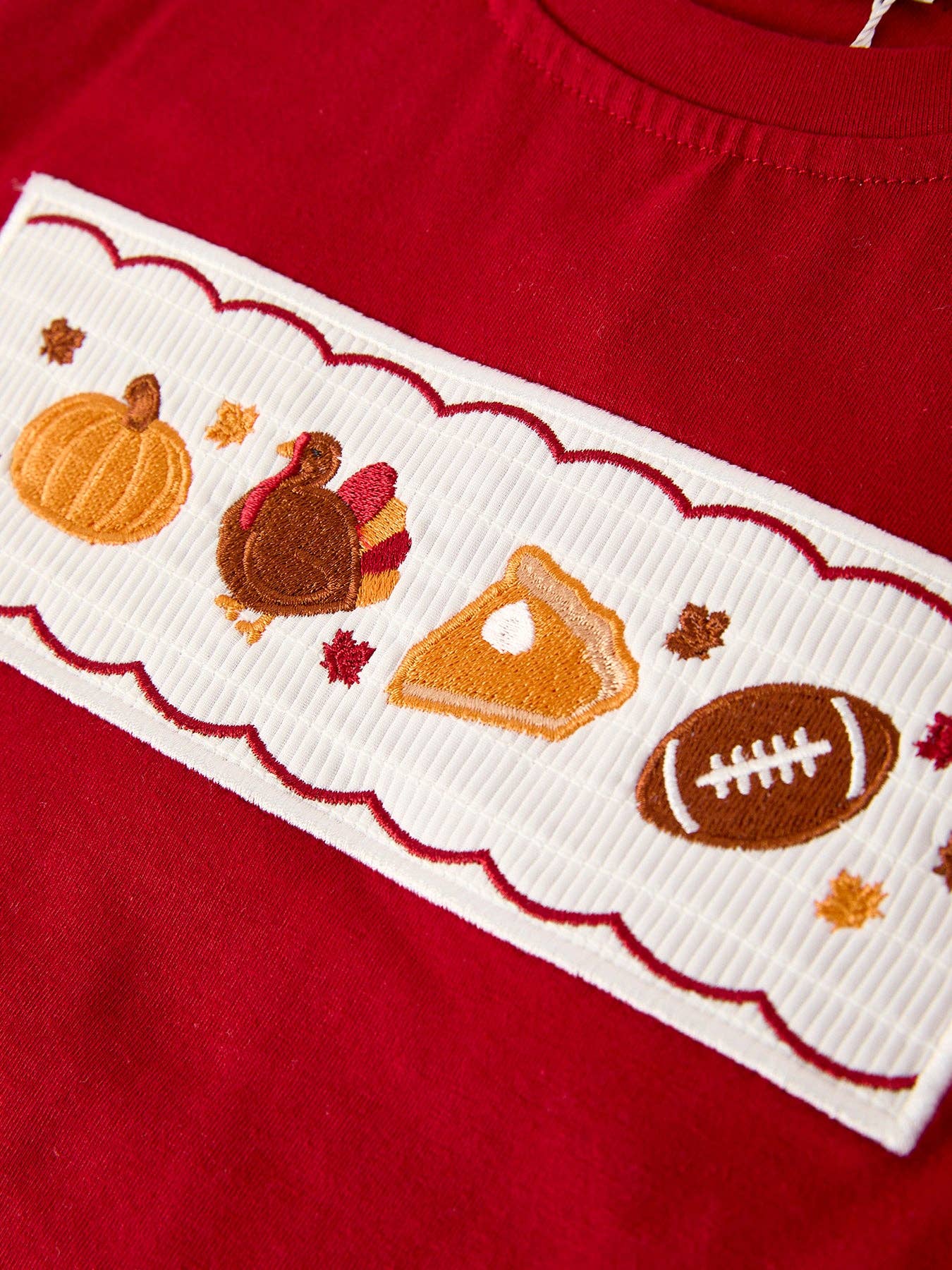 Fall Orange Check Set