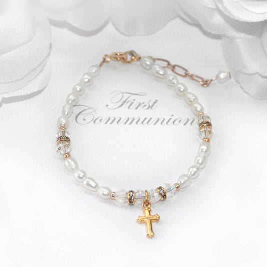 First Communion Gold Bracelet