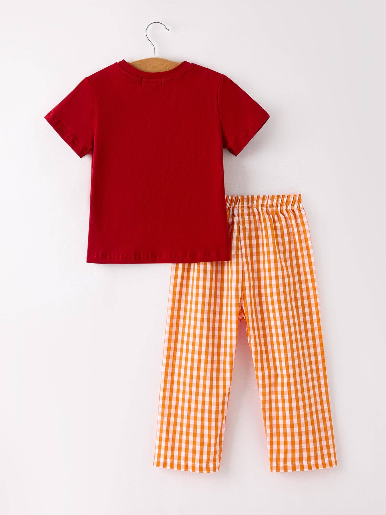 Fall Orange Check Set