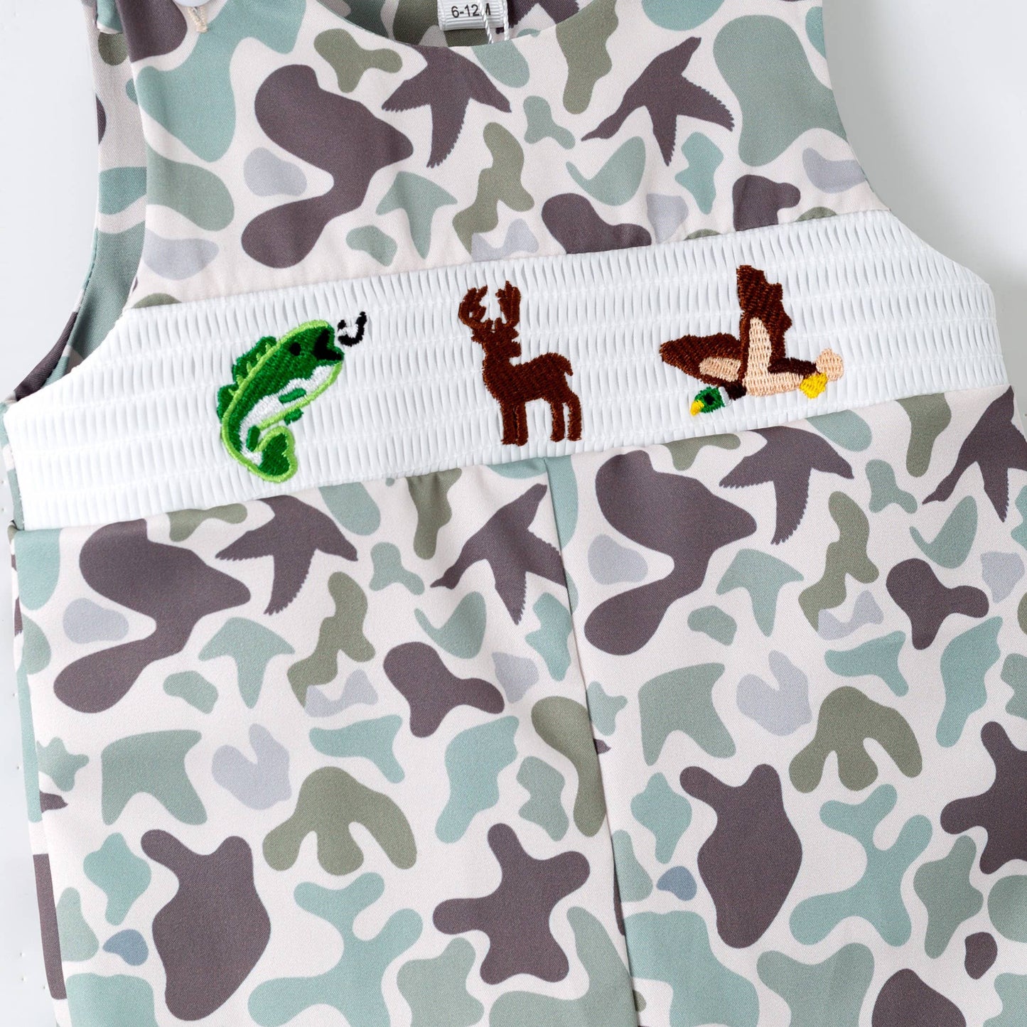 Muted Camo Smocked Jon Jon