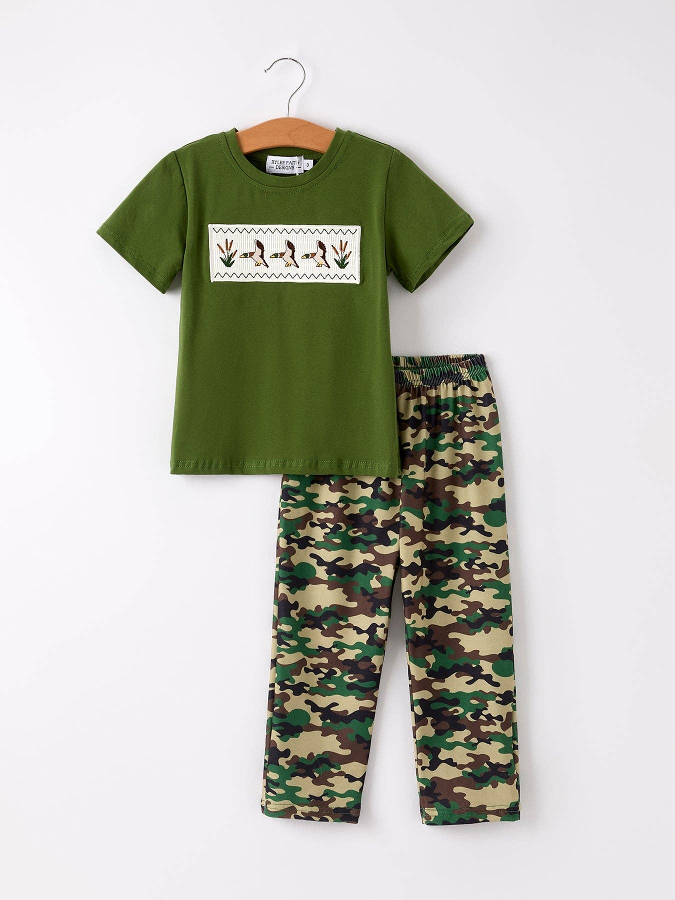 Camouflage Duck Smocking Set