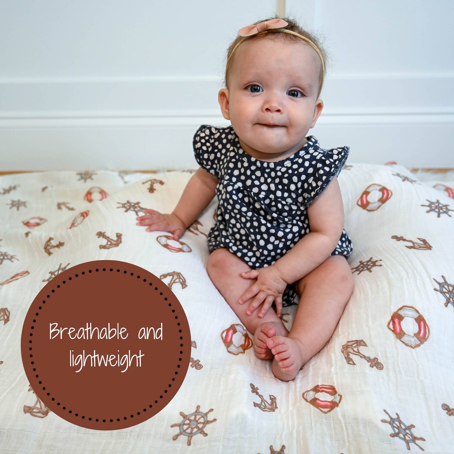 Ships Ahoy Swaddle Blanket