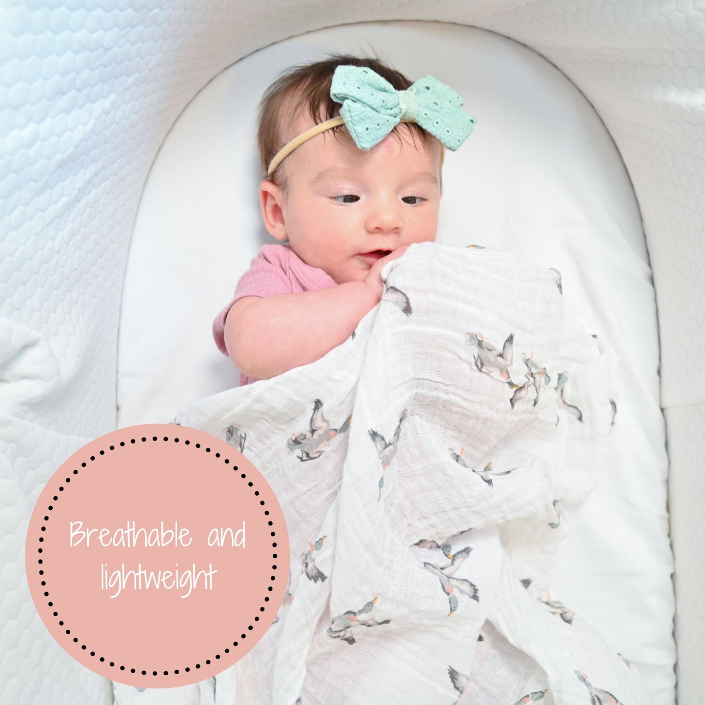 Quackin'up Cotton Swaddle Blanket